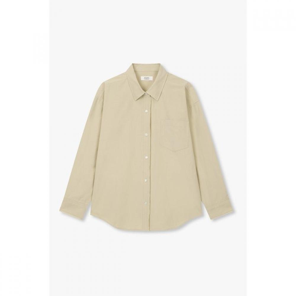 Studio Tomboy Two Way Button Solid Long Sleeve Shirt 9106321105ar