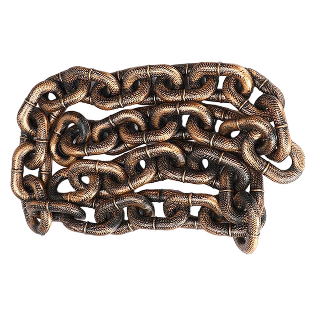 Dog Leash Control Rope Chain Photo Props Pet Guidance Simulation Iron Chain