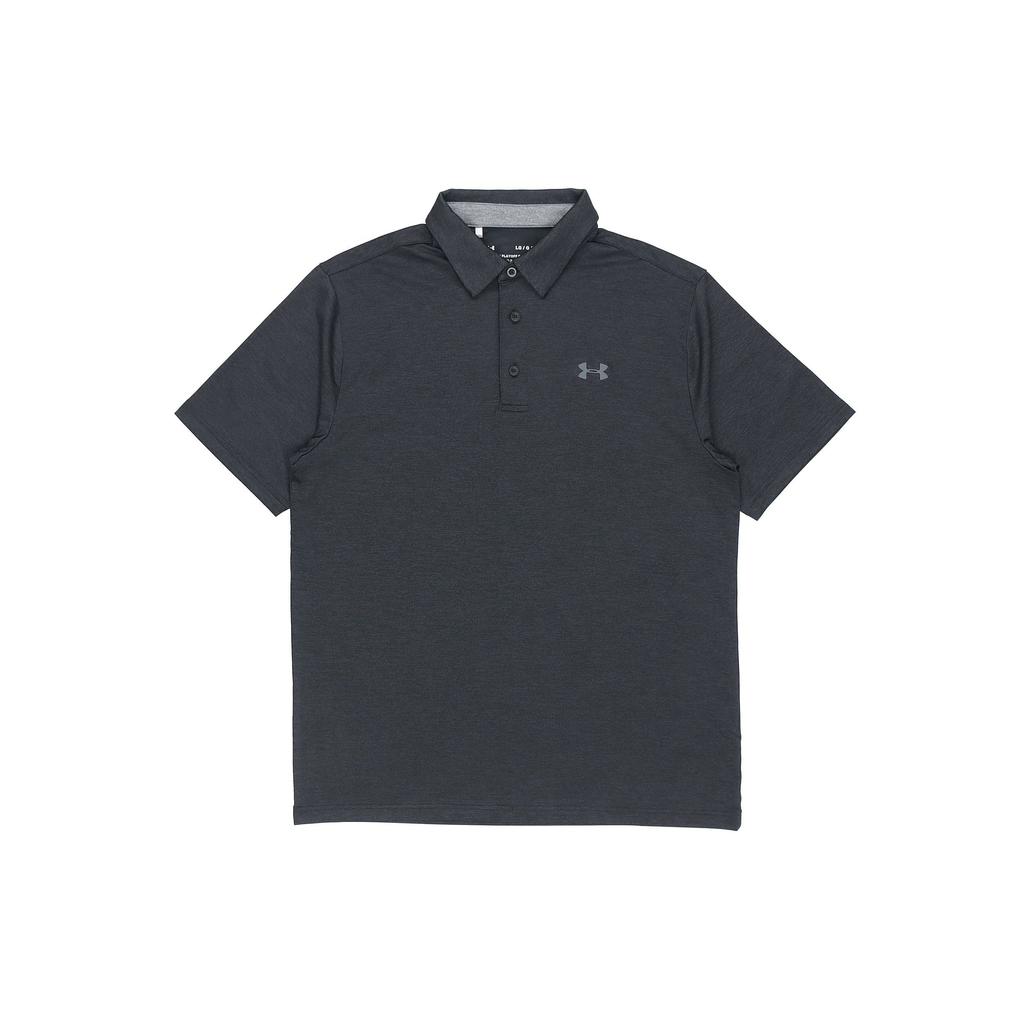Under Armour Playoff Golf Sports Breathable Lightweight Loose Short Sleeve Polo Shirt Men Tops Black 1351131-001