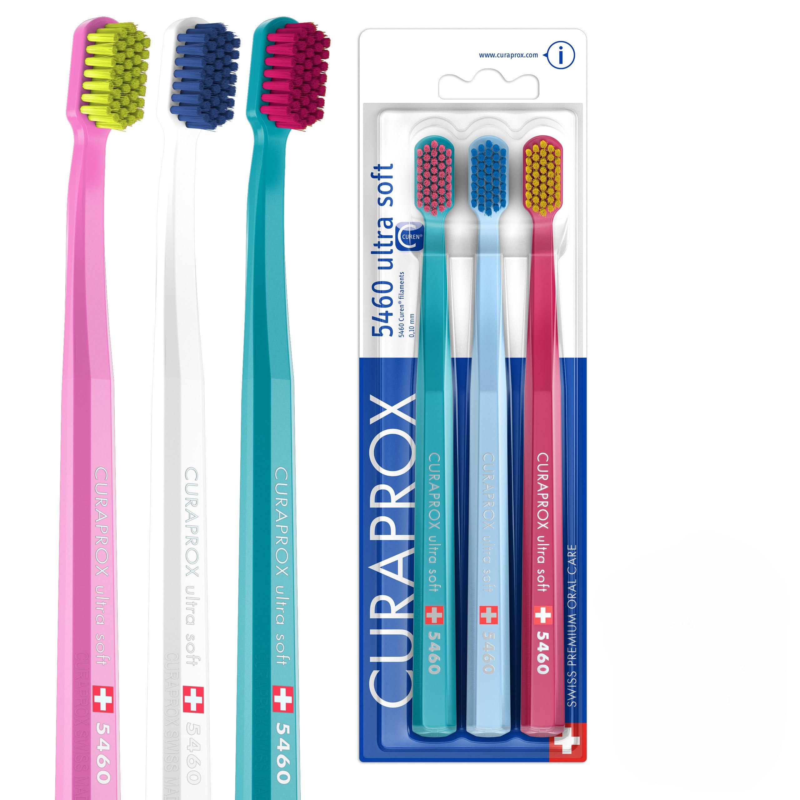 Curaprox CS5460 Ulta Soft Toothbrush Pack of 3 by Curaprox -