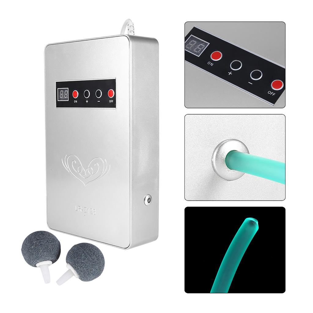 50Hz 600mgCelsiush O3 Generator Ozonator Household Water Food Vegetable Sterilizer(Golden)