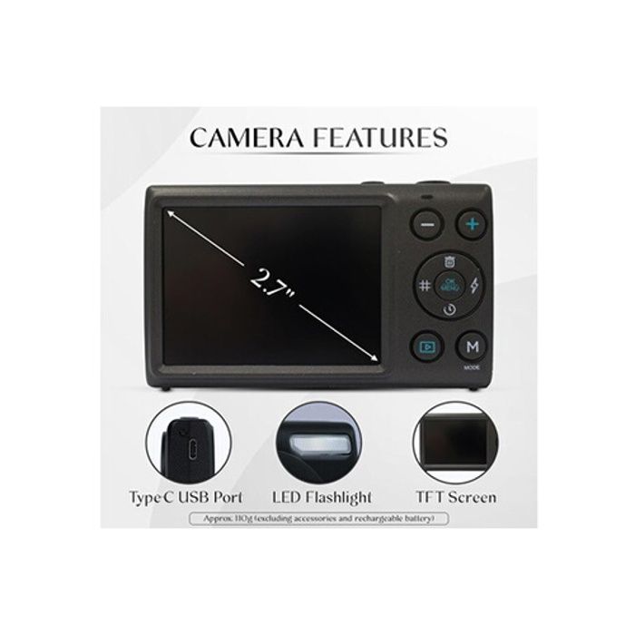 YASHICA DIGIMATE 100 BLACK Digital Camera