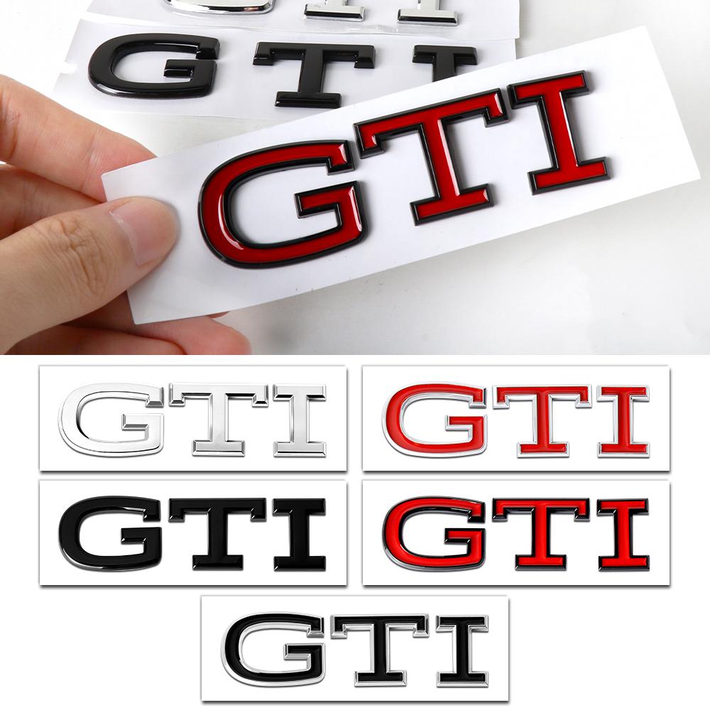 XJBRL1 3D ABS Car Emblem Tail Badge Rear Trunk Decoration Sticker For Volkswagen VW GTI Golf Polo Touran Passat Jetta Tiguan Scirocco R