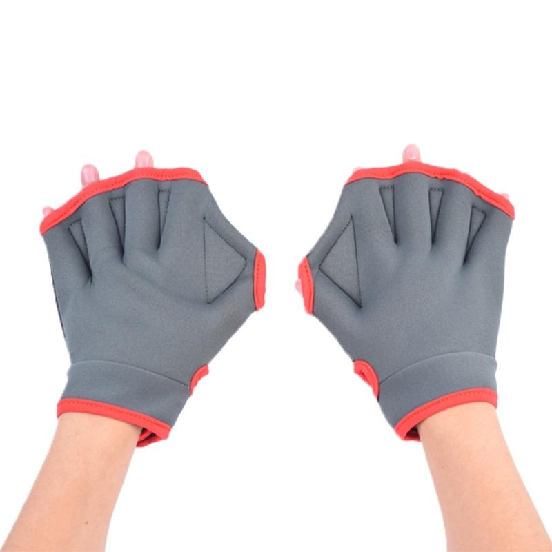Swimming Gloves Webbed Finger Aquatic Gloves, Webbed Swim Gloves Aquatic Gloves