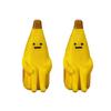 3D Printed Banana Figurines Banana Statue Table Ornament Home Decors Collectibles Figurines Birthday Gift for Women Men