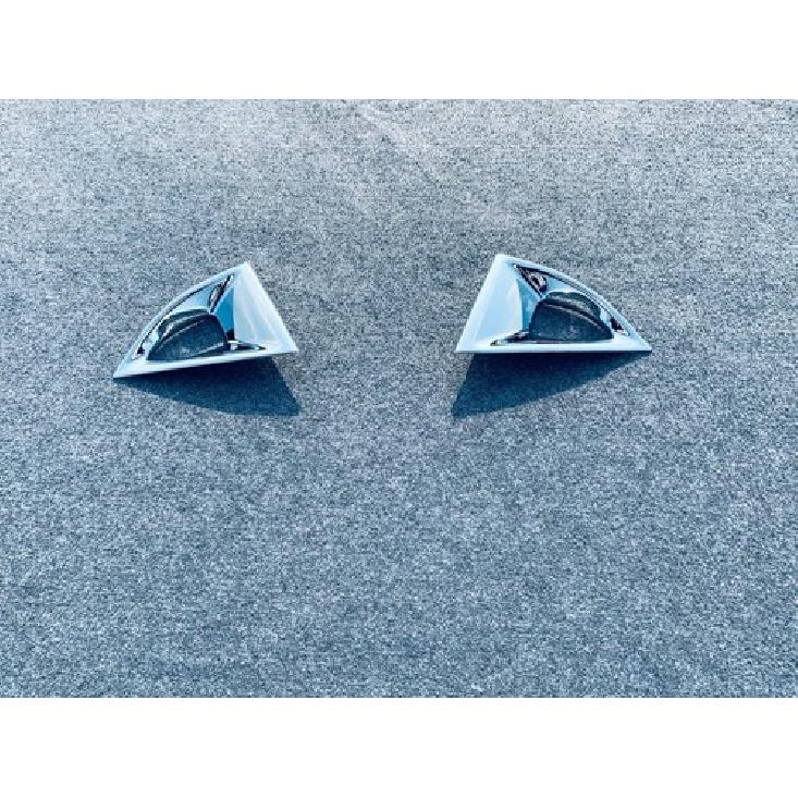 Front Fog Lamp Light Cover Trim For Nissan Rogue X-Trail -25 Chrome Style B