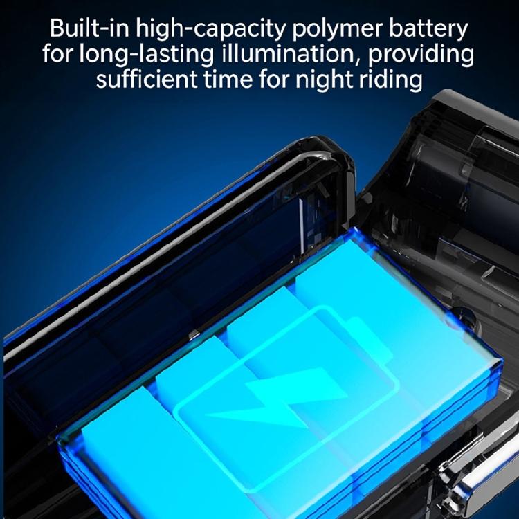 Cycling Safety Light 300 Lumen Solar Charging Bicycles Light With Durability ABS Housing For Most Conditions
