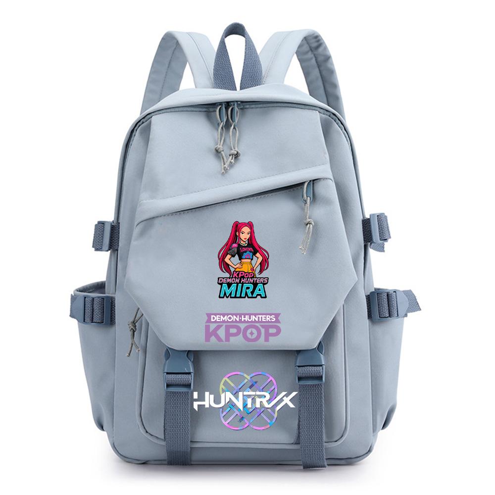 Anime Kpop Dämonenjäger Bedruckter Rucksack für Teenager Jungen Mädchen Schultasche Kinder Schüler Buchrucksack Damen große Kapazität Reisetasche Kindergeschenk Mochila