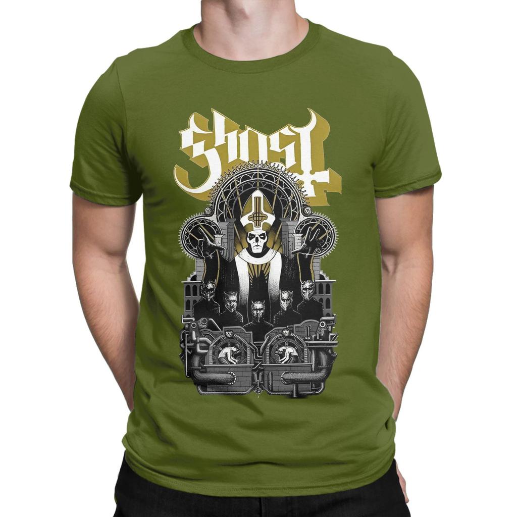 Ghost Rock 2025 Tour New Arrival T Shirt for Men Women  Pure Cotton  Tee Shirt Clothing