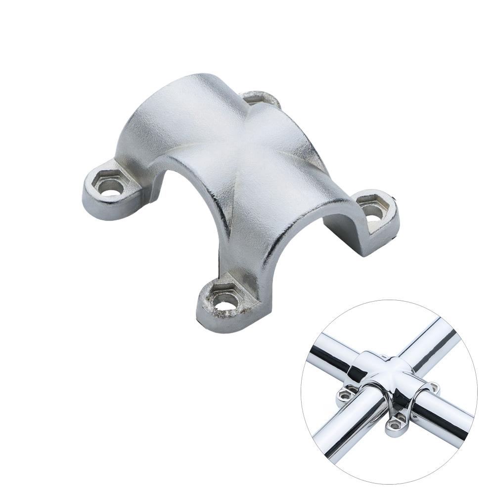 Marine Railing Installation Stainless Tube Clamp Heavy Duty Stainless Steel Clamp Stainless Steel Clamp Yacht Rail Connector