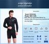 Men's 3MM Thick Cold-Proof Two-Piece Wetsuit for Winter Diving, Surfing, and Snorkeling