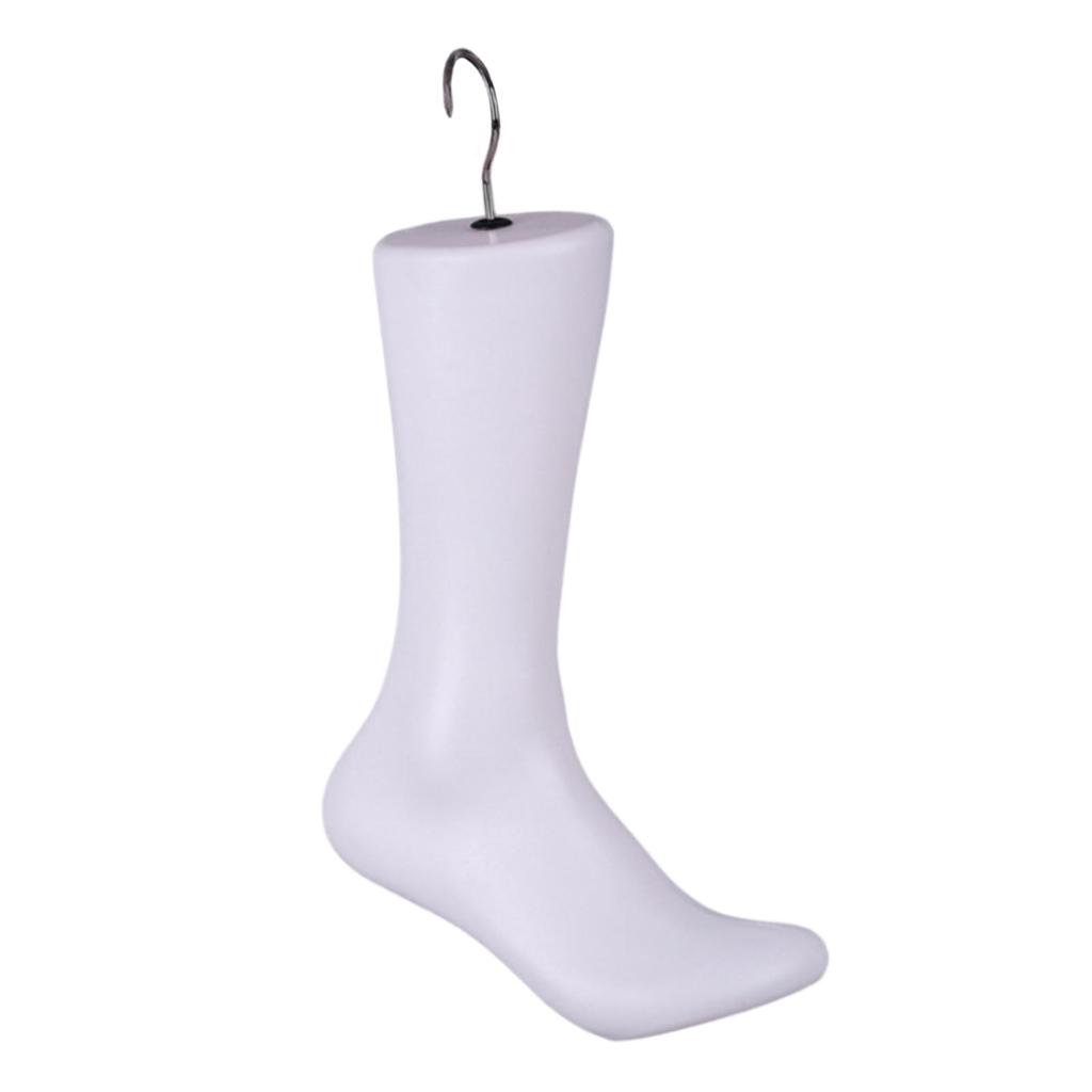 Sock Display Jewelry Display Stand Mannequin Foot with Hook for Shop Chains