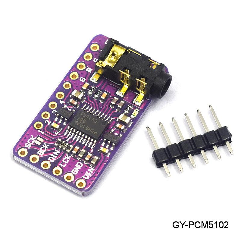 

1 Set Player Module Interface I2S Pcm5102A Dac Decoder For Raspberry Pi Phat Format Board Digital Pcm5102 Audio Board A1 GY-PCM5102