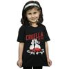 Disney Dziewczęcy Bawełniany T-shirt Cruella De Vil Dalmatyńczyki
