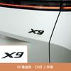 For XPEGN G6 G9 X9 Xiao Peng Blackout Car Emblem Cover Trim Sticker Decorative Accessories For Auto Front Rear Badge Emblem
