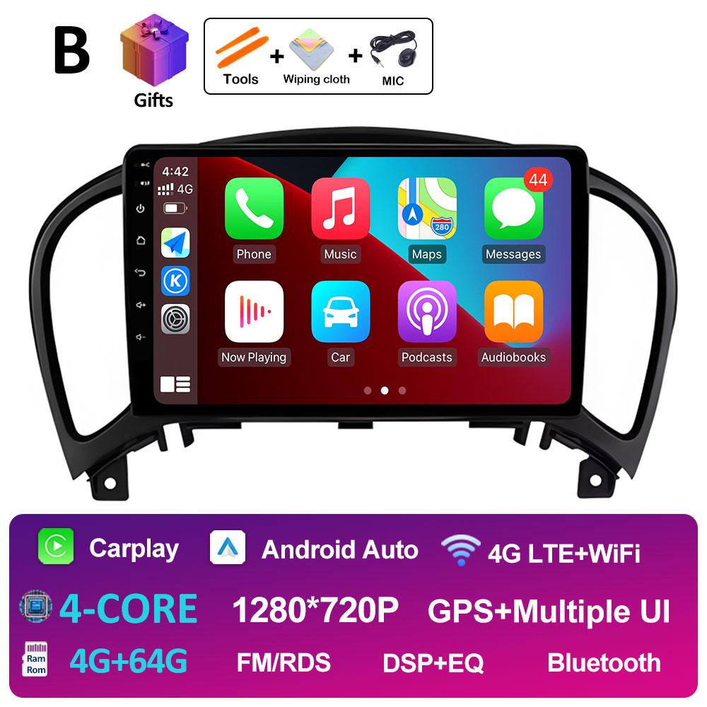 Intelligent System GPS Navigation For Nissan Juke YF15 2010 2011 2012 2013 2014 DSP Stereo Car Video Player QLED IPS Screen WIFI