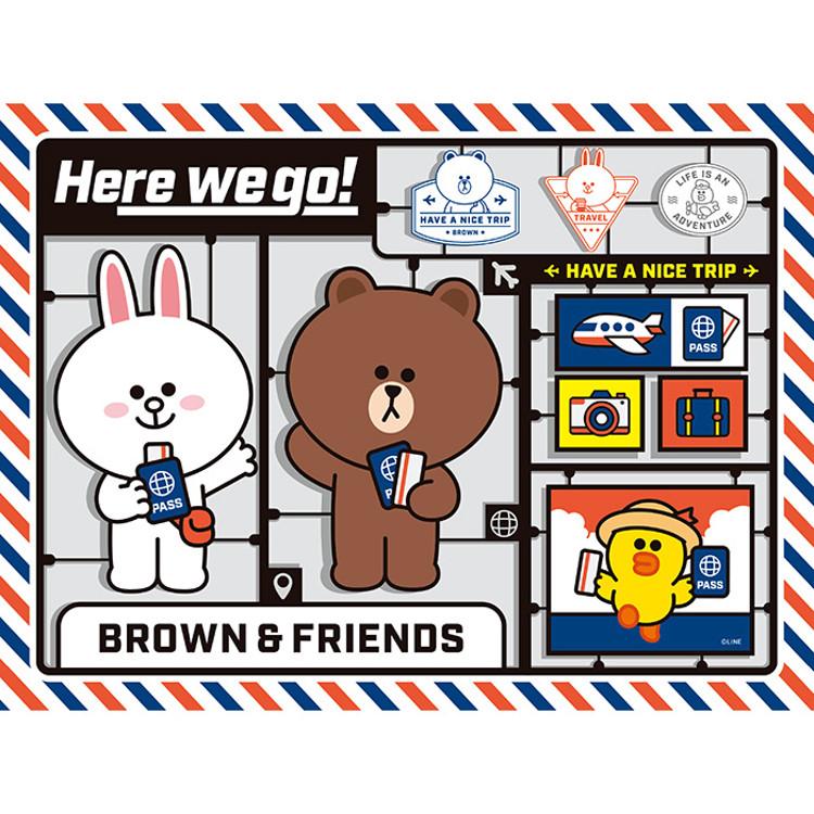 Пазл из 150 деталей - Коллекция Line Friends Tour — фото 3