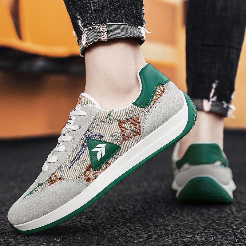 Nové Retro Hnědé Pánské Tenisky Značka 2024 Designové Tréninkové Boty Pánské Běžecké Boty Módní Platformové Boty Pánské Prodyšné Běžecké Boty