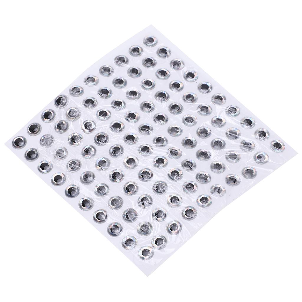 100 stk 3D Fiskeøyne Ovale Livaktige Kunstige Falske Fiskeagn Øyeklistremerke Fisketilbehør