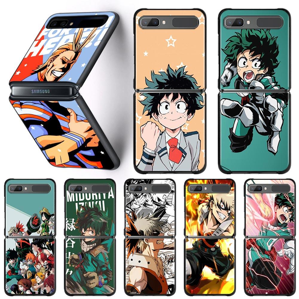 

Чехол для телефона Samsung Galaxy Z Flip3 5G Hard PC Fundas для Samsung Z Flip 3 5G z Flip Coque Boku no Hero Academia