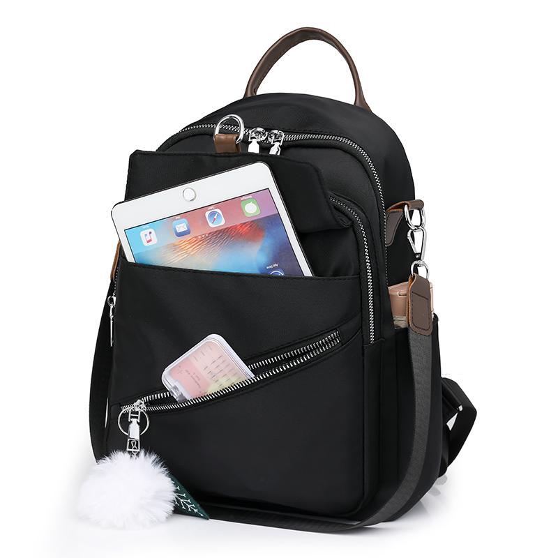 Damen Retro Pendler Rucksack Studenten Schultasche Multifunktionale Umhängetasche