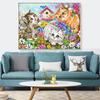 5D Diamond Painting Animal Cat Full Round Embroidery Sale Picture Of Rhinestone