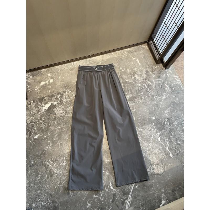 Pantaloni Larghi Ricamati ALO da Donna Casual per Sport all'Aperto Traspiranti