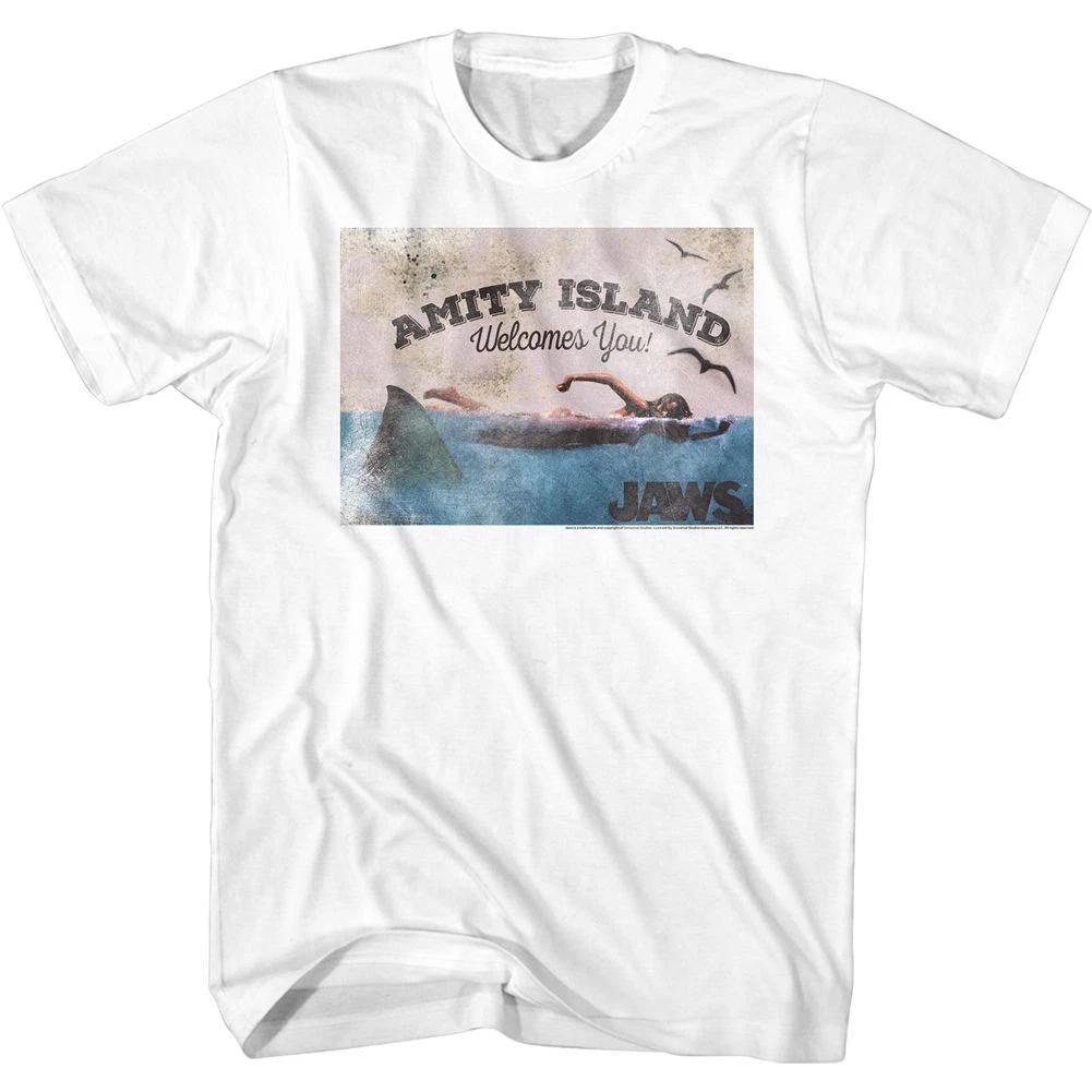Jaws - Welcome - Short Sleeve - - Children s T-shirt 110