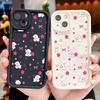 Soft Silicone Square Ladder Printing Pattern Phone Casing Full Cover Camera Shockproof Protection Rubber Case for Xiaomi Redmi
