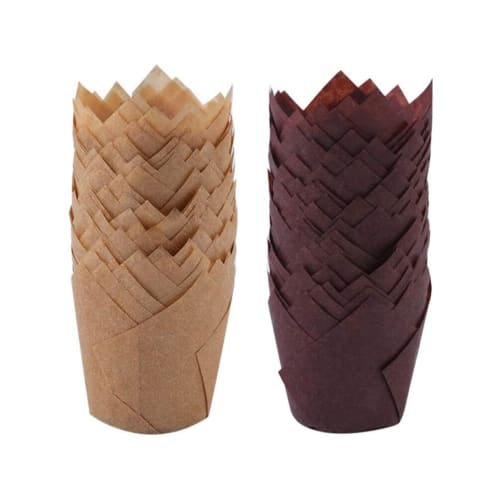 

Cabilock 200pcs Tulip Cupcake Baking Cups, Cupcake Liners, Baking Paper Holders, Greaseproof Cupcake Liners, Muffin Wrappers, Muffin Molds, Baking Sup