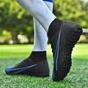 Men's Professional Football Shoes Lightweight Breathable Soccer Cleats with Non-slip Outsole for Outdoor Sport  De Futbo