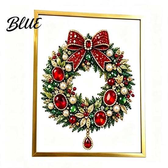 Art Craft Supplies Set DIY Jewelry Faux Pearl Painting Kit with Frame Christmas Projects for Home Leisure Crystal Gem Adults Holiday Tabletop
