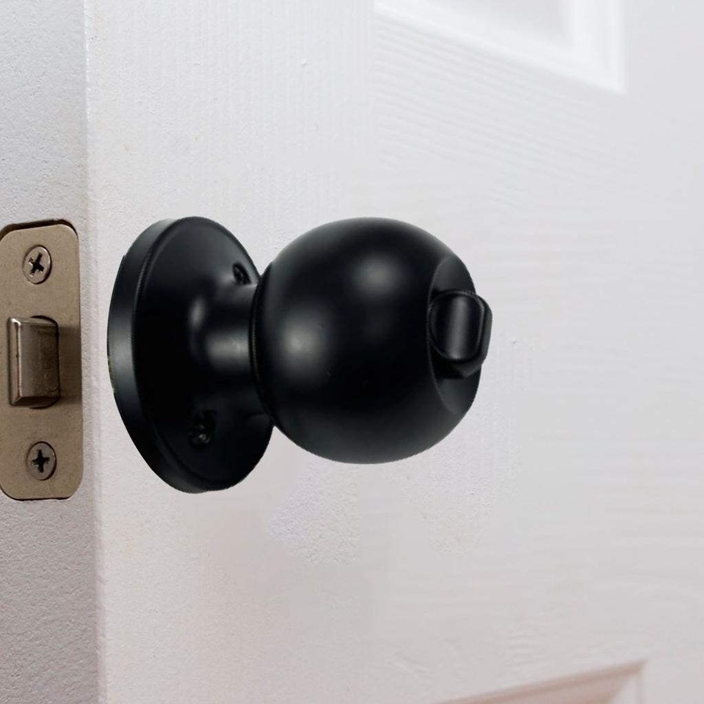 Serratura per bagno Maniglia rotonda per 30?Porta spessa 50 mm con 3 chiavi