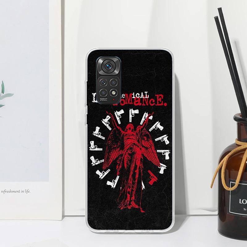 My Chemical Romance MCR Phone Case For Xiaomi Redmi Note 15 13 14S 14 Pro Plus 12S 11S 10S 12 11E 10 11T Art Fundas Back Cover R