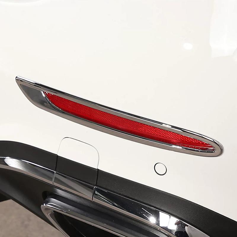 For Mercedes Benz C Class W206   Car Rear Foglight Frame Decoration Fog Lamp Protect Trim Exterior Accessories Stickers