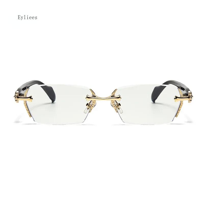 Luxusní sluneční brýle s diamantovým brusem a měnící se barvou, vintage brýle na dálku proti modrému světlu, dioptrické brýle na čtení