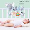Infant Baby Elephant Spiral Plush Hanging Toys for Car Seat Stroller Wrap Around Baby Carriage Toy