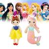 Princess White Snow Mermaid Plush Toy Stuffed Doll Fairy Tale Gift Decor