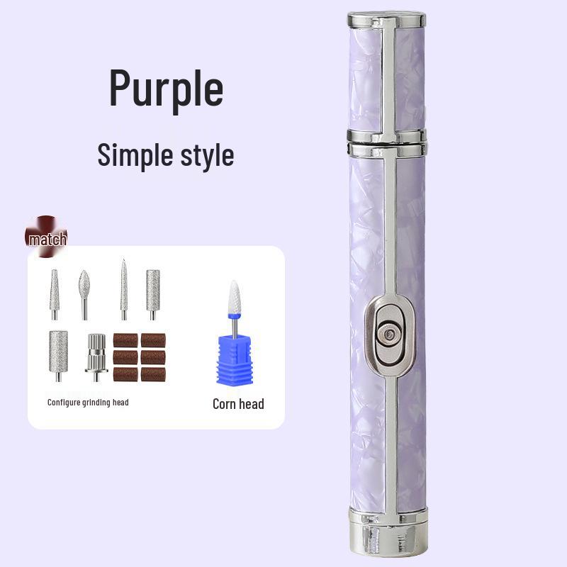 Tragbare elektrische Nagel Schleif- und Poliermaschine für Maniküre und Entfernung abgestorbener Haut