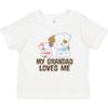 Inktastic My Grandad Loves Me Granddaughter Puppy Girls Baby T-Shirt Grandkids