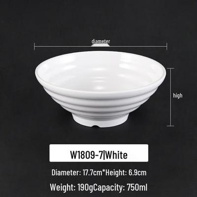 A5 Melamine Imitation Porcelain Noodle Bowl