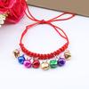 Handmade Red Rope Cat Collar with Cute Bell Fashion Lightweight Comfortable Pet Accessories