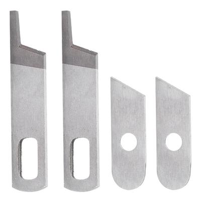 2 Set Sewing Machine Upper Lower Blades for Overlock Machine Serger 412585 550449 Cutter Replacement Parts