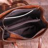 Johnature Retro Genuine Leather Handmade Women Bag First Layer Cowhide Large Capacity Handbag Embossed Shoulder Bags