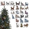 Crystals Cats Christmas Countdown Calendar Christmas Tree 24 Days 2D Acrylic Cat 2026 New Year Xmas Gift Party Advent Calendar