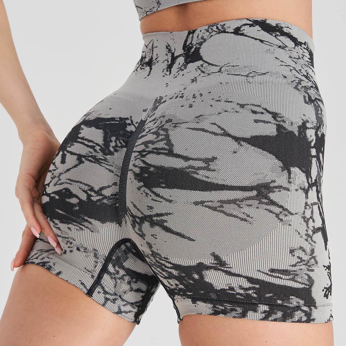 

Women s High Waist Tie-Dye Yoga Pants - Tummy Control, Quick Dry Fitness Wear M