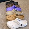 New Summer Simple Breathable Hole Shoes Women'S Low-Heeled Nurse Cartoon Cute Couple Bag Head Cool Slippers