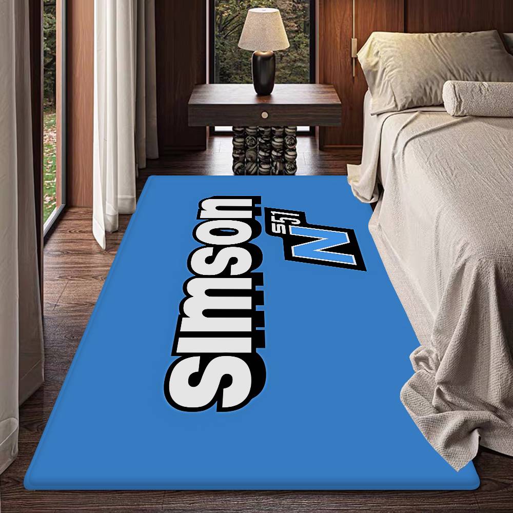 S-SimsonS LOGO Bath Mat Kids Room Bedroom Decoration Balcony Anti-Slip Doormat Living Room Alfombra