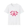 Pink Ribbon Unisex T-Shirt, Breast Cancer Support Gift, Cancer Survivor Tee