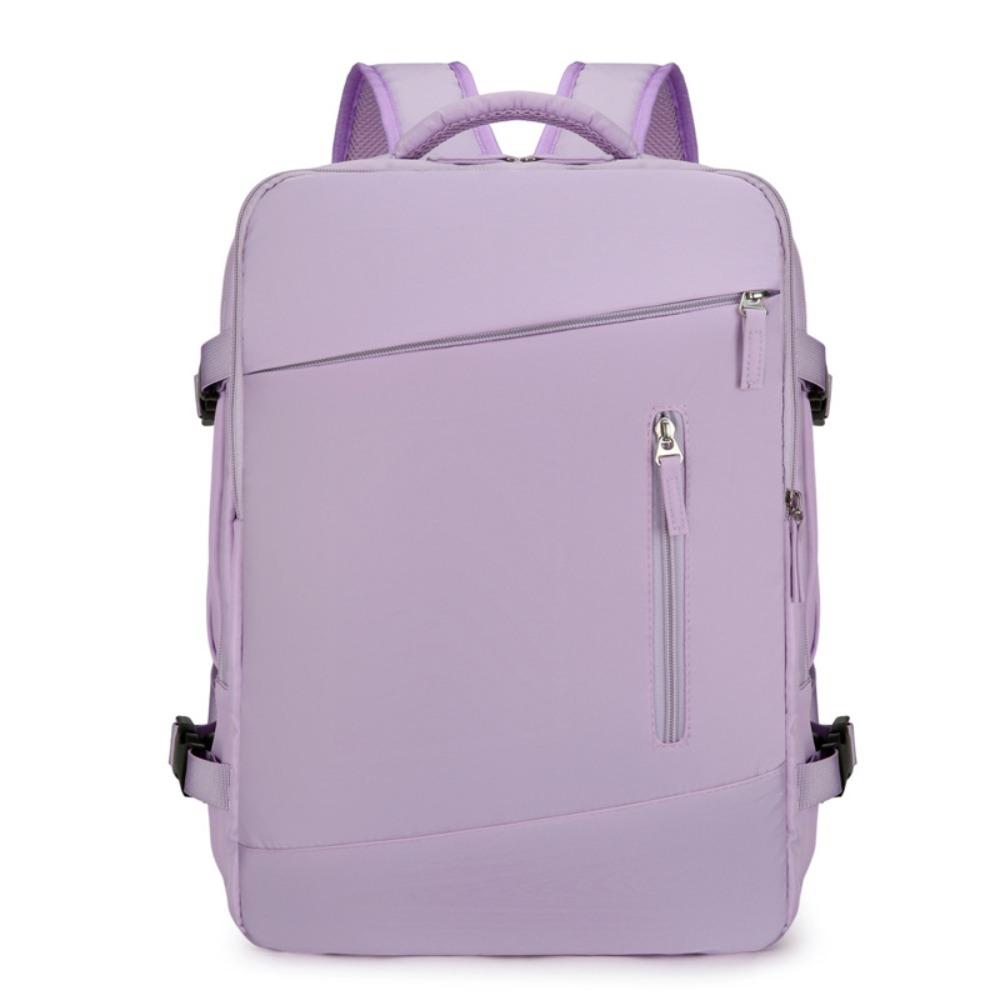 

Waterproof Travel Backpack Comfortable Travel Bag Durable Shoulder Luggage Bag Students фиолетовый